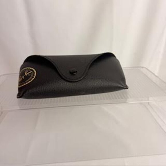 Ray-Ban RB8313 Aviator Sunglasses Polarized | Black Silver Frame Green Lenses - Picture 9 of 10